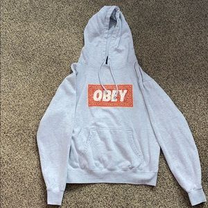 Obey grey sweatshirt